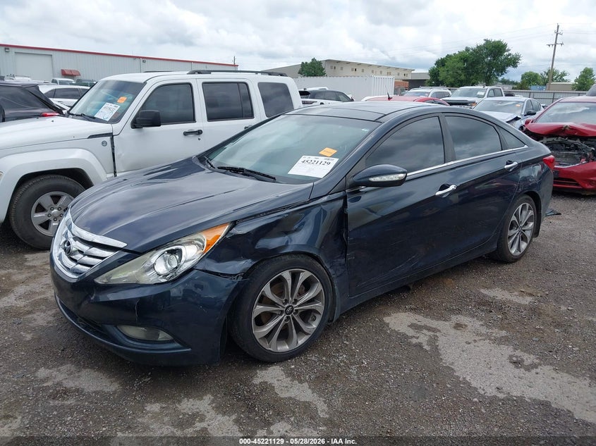 2013 Hyundai Sonata VIN 5NPEC4AB1DH676194 IAAI salvage auction — LEFT SIDE, Clear (Oklahoma), sold $225 on 2026-07-28 (photo 2)