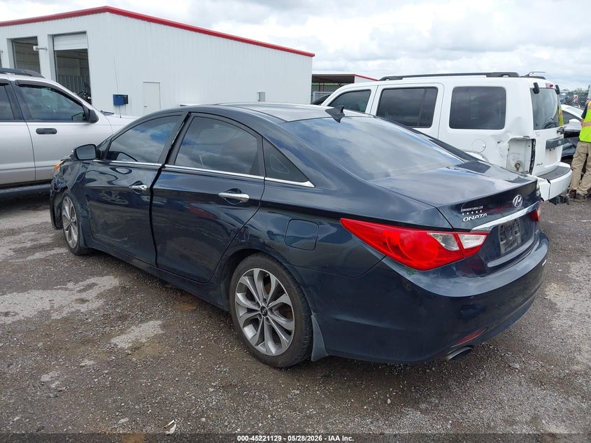 2013 Hyundai Sonata VIN 5NPEC4AB1DH676194 IAAI salvage auction — LEFT SIDE, Clear (Oklahoma), sold $225 on 2026-07-28 (photo 3)
