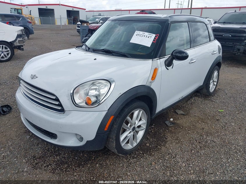 2011 Mini VIN WMWZB3C5XBWM00283 IAAI salvage auction — UNKNOWN, Certificate Of Destruction (Louisiana), sold $375 on 2026-07-08 (photo 2)