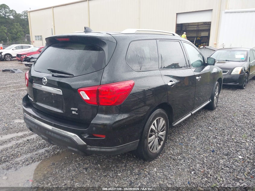 2019 Nissan Pathfinder VIN 5N1DR2MM0KC613412 IAAI salvage auction — UNKNOWN, Salvage (Mississippi), sold $1,400 on 2026-07-31 (photo 4)