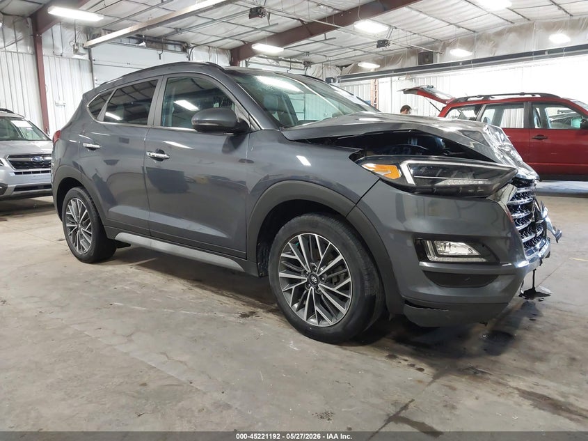 2021 Hyundai Tucson VIN KM8J3CAL4MU395316 IAAI salvage auction — FRONT END, Salvage Title, sold $4,250 on 2026-07-21 (photo 1)