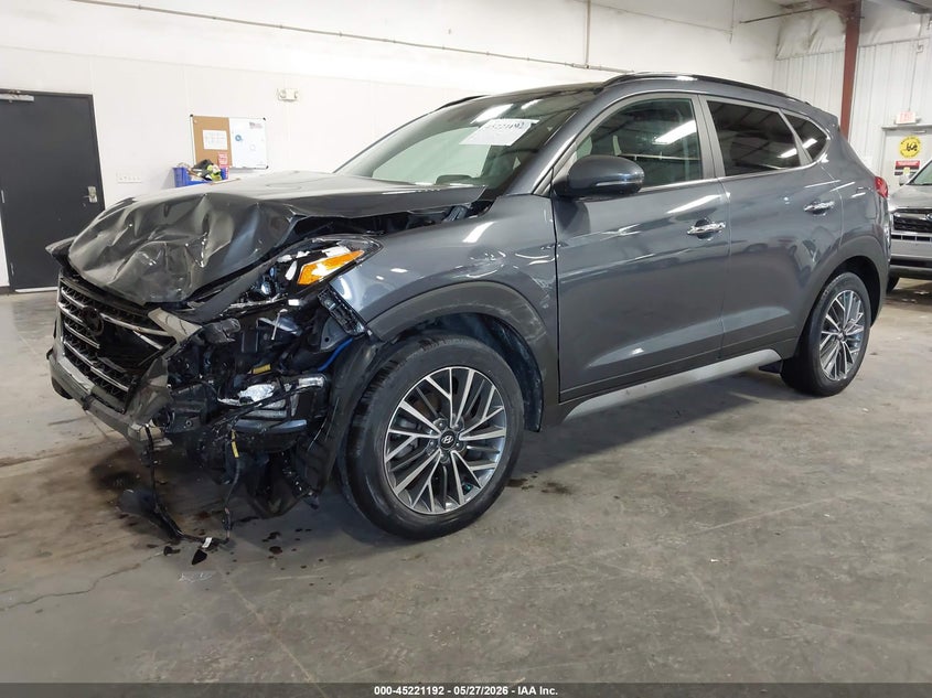 2021 Hyundai Tucson VIN KM8J3CAL4MU395316 IAAI salvage auction — FRONT END, Salvage Title, sold $4,250 on 2026-07-21 (photo 2)