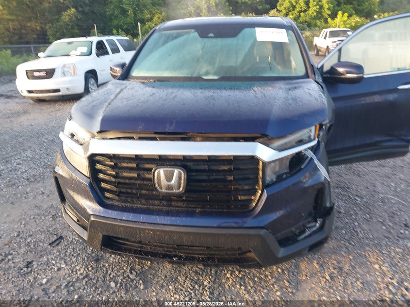 2022 Honda Ridgeline VIN 5FPYK3F76NB001849 IAAI salvage auction — FRONT END, Salvage Title, sold $4,450 on 2026-07-29 (photo 6)