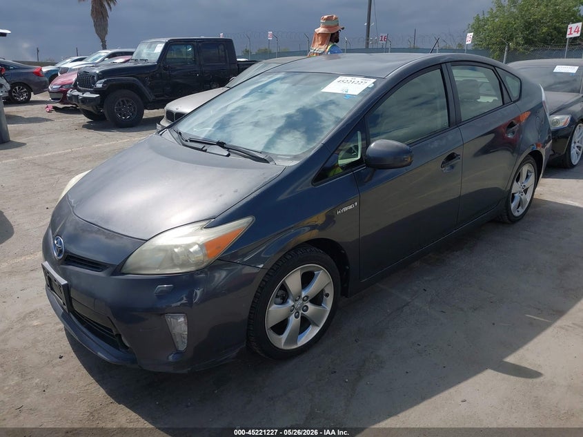 2013 Toyota Prius VIN JTDKN3DU6D5556881 IAAI salvage auction — UNDERCARRIAGE, Salvage Title, sold $3,250 on 2026-07-15 (photo 2)