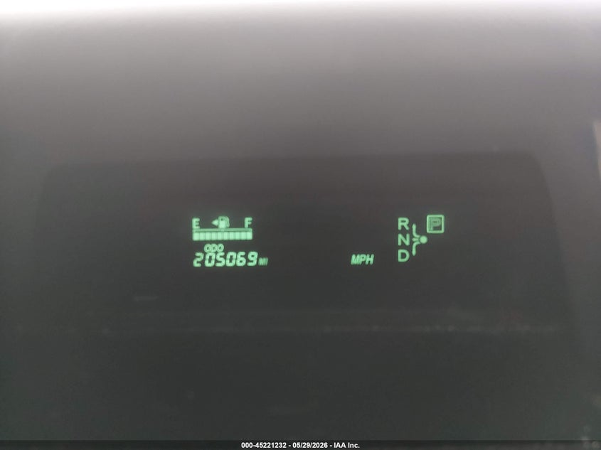 2005 Toyota Prius VIN JTDKB22U557043018 IAAI salvage auction — FRONT & REAR, Salvage (Texas), sold $225 on 2026-07-07 (photo 7)