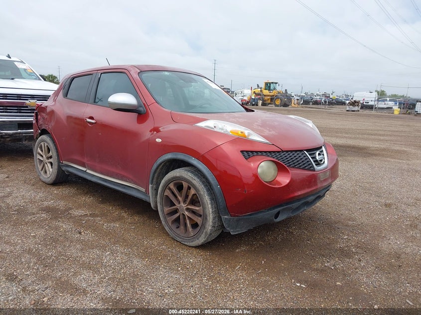 2012 Nissan Juke VIN JN8AF5MR9CT111663 IAAI salvage auction — RIGHT REAR, Salvage Title, sold $550 on 2026-07-21 (photo 1)