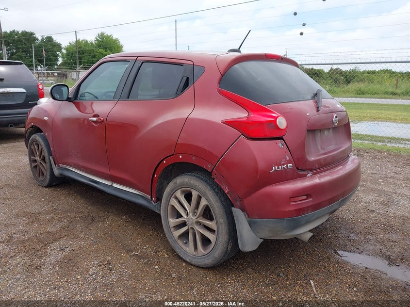 2012 Nissan Juke VIN JN8AF5MR9CT111663 IAAI salvage auction — RIGHT REAR, Salvage Title, sold $550 on 2026-07-21 (photo 3)