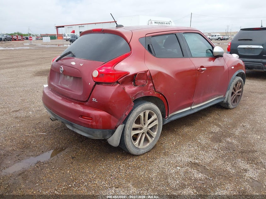 2012 Nissan Juke VIN JN8AF5MR9CT111663 IAAI salvage auction — RIGHT REAR, Salvage Title, sold $550 on 2026-07-21 (photo 6)