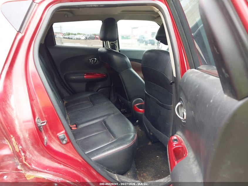 2012 Nissan Juke VIN JN8AF5MR9CT111663 IAAI salvage auction — RIGHT REAR, Salvage Title, sold $550 on 2026-07-21 (photo 8)