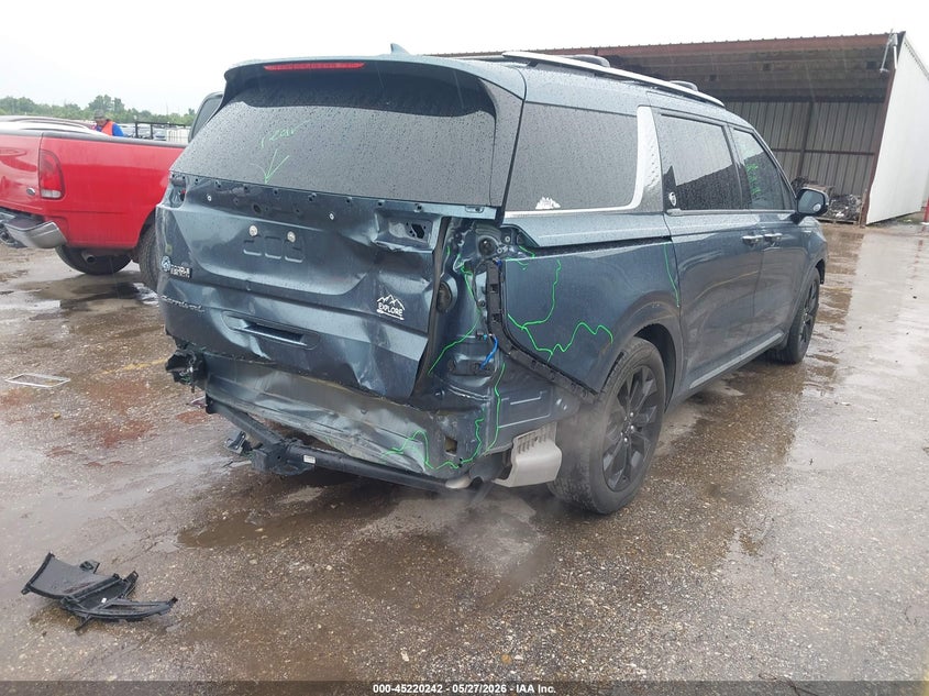 2024 Kia Carnival VIN KNDNE5H31R6361430 IAAI salvage auction — FRONT & REAR, Original (Texas), sold $10,275 on 2026-07-15 (photo 4)
