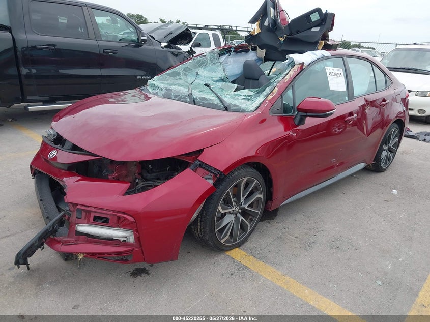 2022 Toyota Corolla VIN 5YFS4MCE9NP107217 IAAI salvage auction — FRONT & REAR, Salvage Title, sold $1,300 on 2026-07-23 (photo 6)