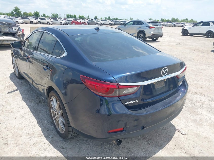 2016 Mazda 6 VIN JM1GJ1T50G1466007 IAAI salvage auction — HAIL, Salvage Title, sold $2,700 on 2026-07-22 (photo 3)