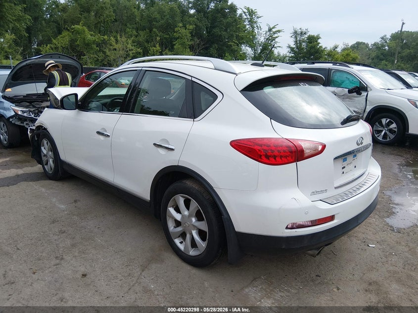2010 Infiniti Ex VIN JN1AJ0HR1AM753991 IAAI salvage auction — FRONT END, Salvage (Kansas), sold $575 on 2026-07-08 (photo 3)