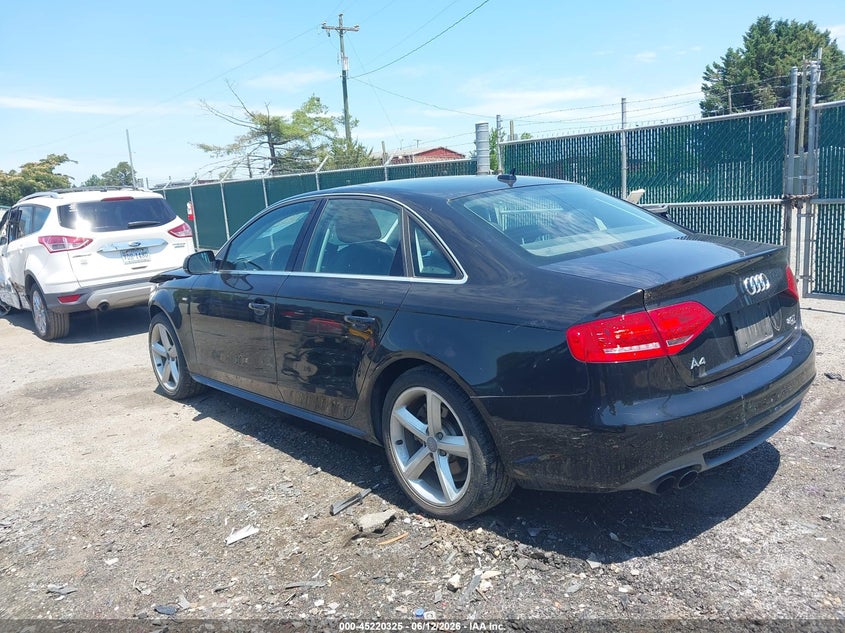 2012 Audi A4 VIN WAUFFAFL7CA116033 IAAI salvage auction — FRONT END, Clear (Virginia), sold $925 on 2026-07-27 (photo 3)