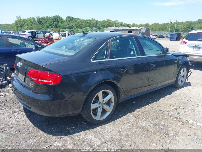 2012 Audi A4 VIN WAUFFAFL7CA116033 IAAI salvage auction — FRONT END, Clear (Virginia), sold $925 on 2026-07-27 (photo 4)