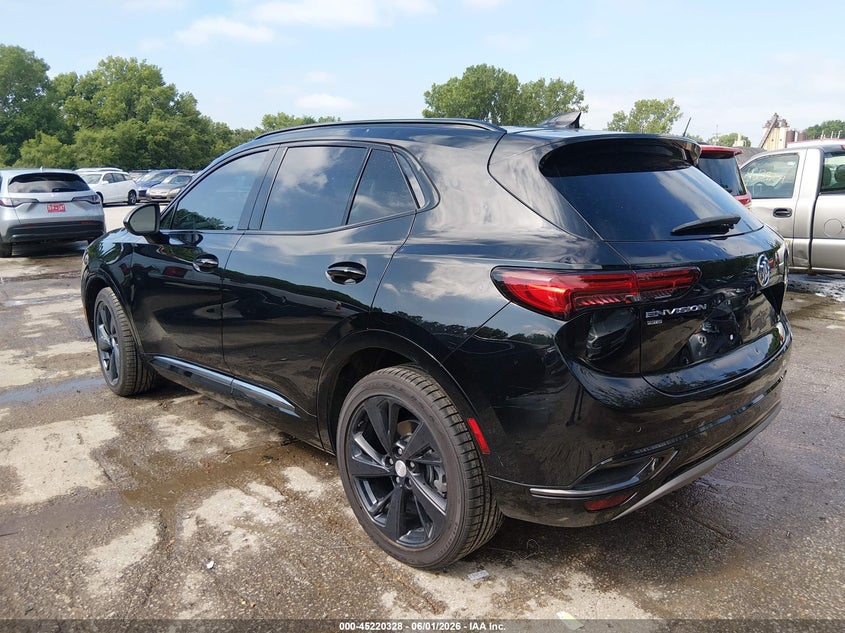 2021 Buick Envision VIN LRBFZPR48MD048423 IAAI salvage auction — HAIL, Salvage (Kansas), sold $8,250 on 2026-07-08 (photo 3)