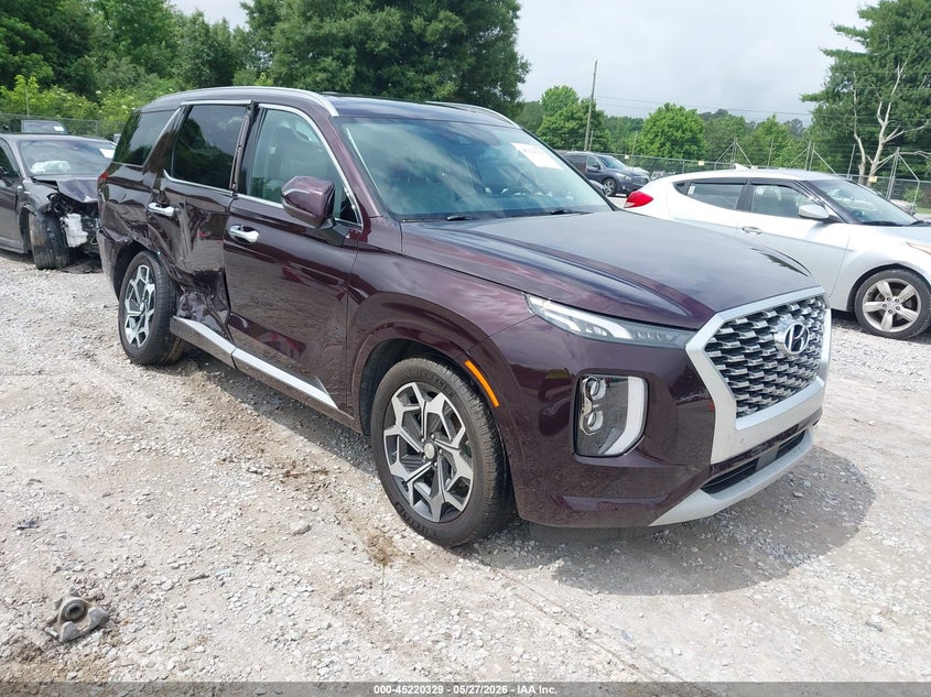 2022 Hyundai Palisade VIN KM8R54HE2NU376209 IAAI salvage auction — RIGHT SIDE, Salvage Title, sold $8,000 on 2026-07-06 (photo 1)