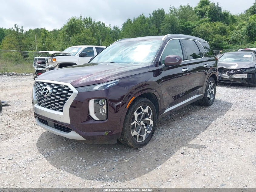2022 Hyundai Palisade VIN KM8R54HE2NU376209 IAAI salvage auction — RIGHT SIDE, Salvage Title, sold $8,000 on 2026-07-06 (photo 2)