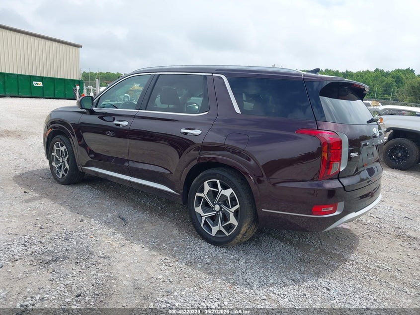 2022 Hyundai Palisade VIN KM8R54HE2NU376209 IAAI salvage auction — RIGHT SIDE, Salvage Title, sold $8,000 on 2026-07-06 (photo 3)
