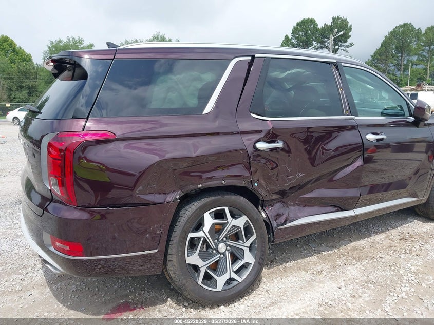 2022 Hyundai Palisade VIN KM8R54HE2NU376209 IAAI salvage auction — RIGHT SIDE, Salvage Title, sold $8,000 on 2026-07-06 (photo 6)