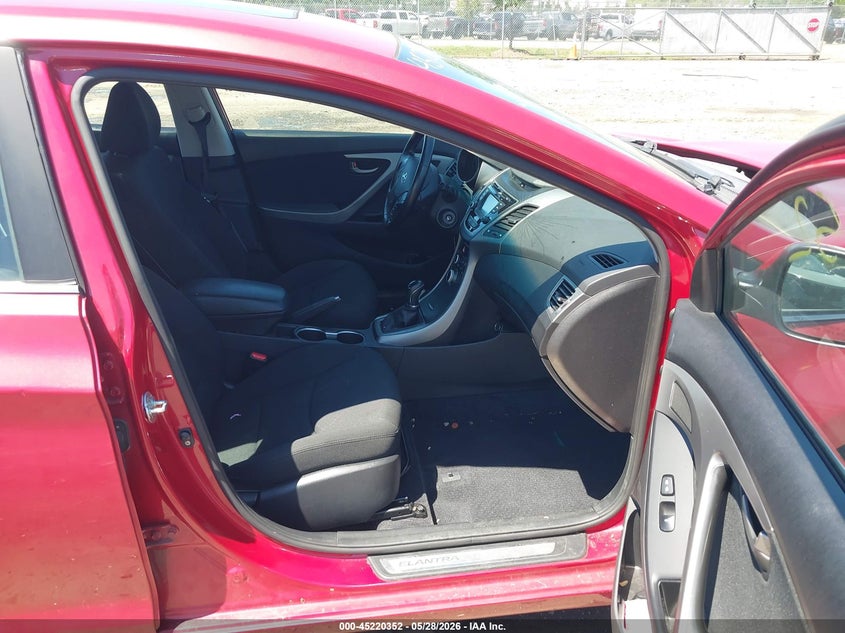 2015 Hyundai Elantra VIN KMHDH4AE1FU355042 IAAI salvage auction — FRONT END, Salvage Title, sold $1,325 on 2026-07-14 (photo 5)