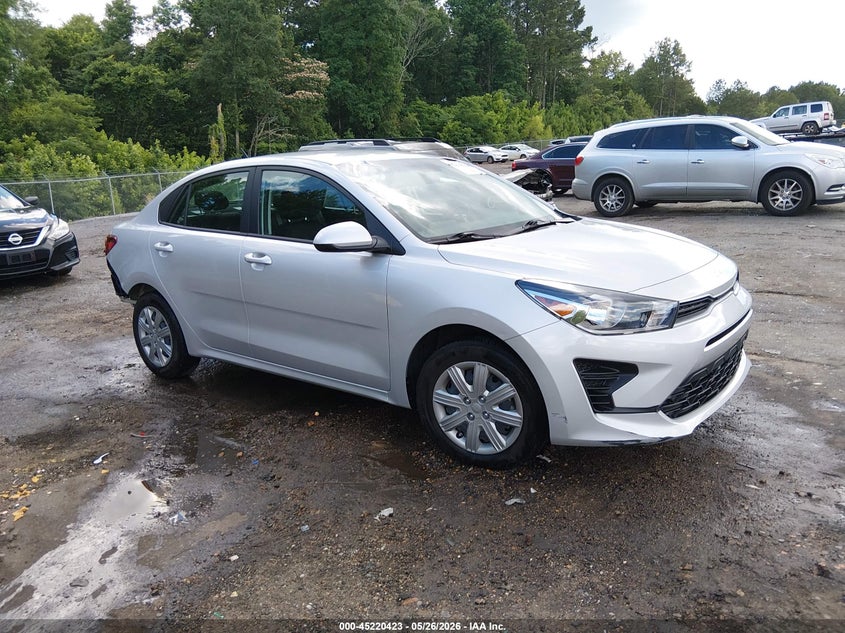 2023 Kia Rio VIN 3KPA24AD3PE614484 IAAI salvage auction — REAR END, Salvage Title, sold $6,025 on 2026-09-08 (photo 1)