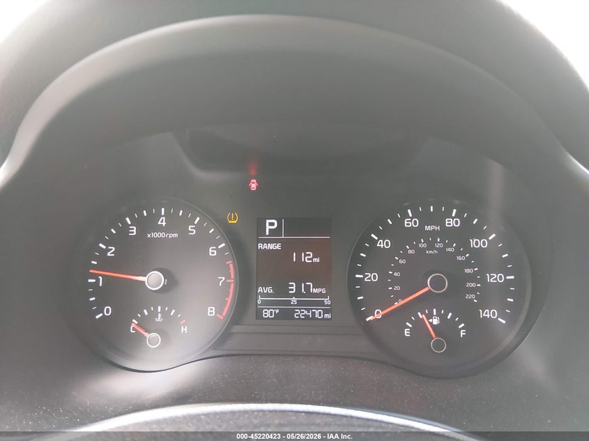 2023 Kia Rio VIN 3KPA24AD3PE614484 IAAI salvage auction — REAR END, Salvage Title, sold $6,025 on 2026-09-08 (photo 7)
