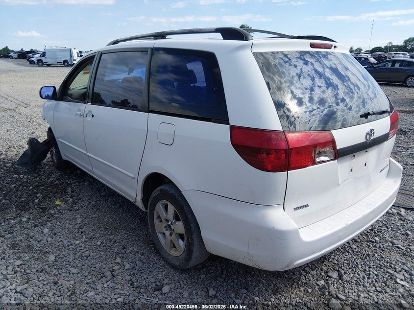 2005 Toyota Sienna VIN 5TDZA23C75S313167 IAAI salvage auction — FRONT END, Salvage (West Virginia), sold $100 on 2026-07-22 (photo 3)