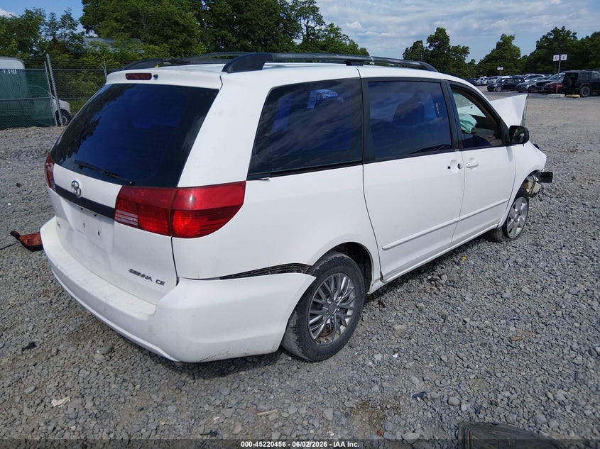 2005 Toyota Sienna VIN 5TDZA23C75S313167 IAAI salvage auction — FRONT END, Salvage (West Virginia), sold $100 on 2026-07-22 (photo 4)
