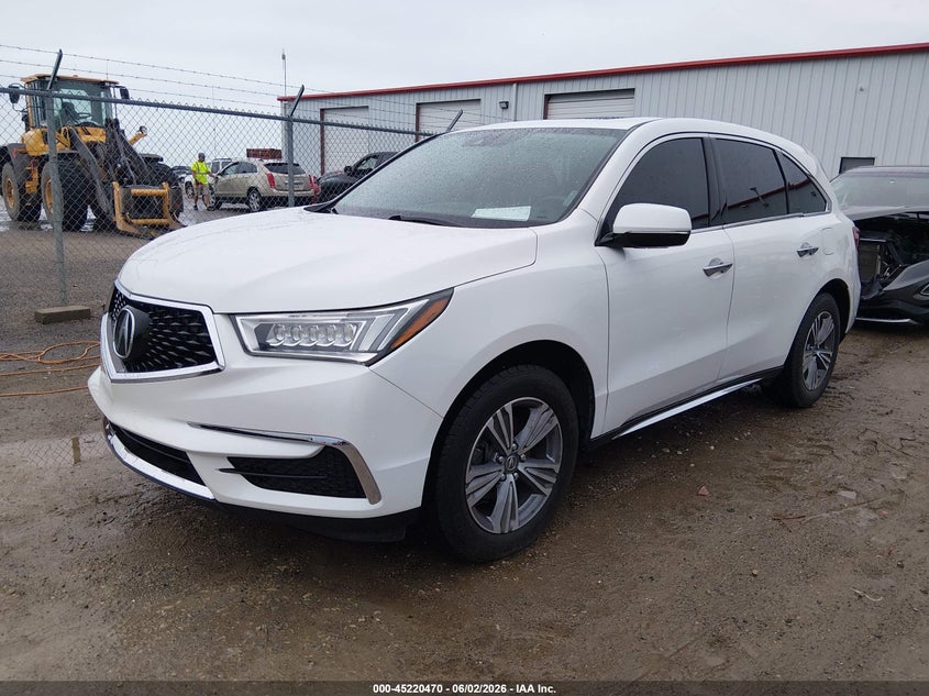 2020 Acura Mdx VIN 5J8YD4H30LL036272 IAAI salvage auction — HAIL, Salvage Title, sold $15,200 on 2026-07-24 (photo 2)