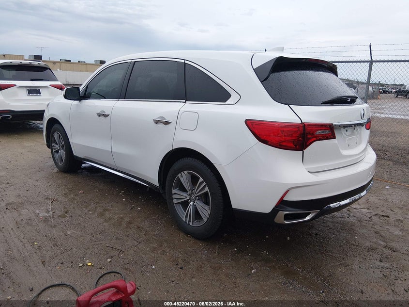 2020 Acura Mdx VIN 5J8YD4H30LL036272 IAAI salvage auction — HAIL, Salvage Title, sold $15,200 on 2026-07-24 (photo 3)
