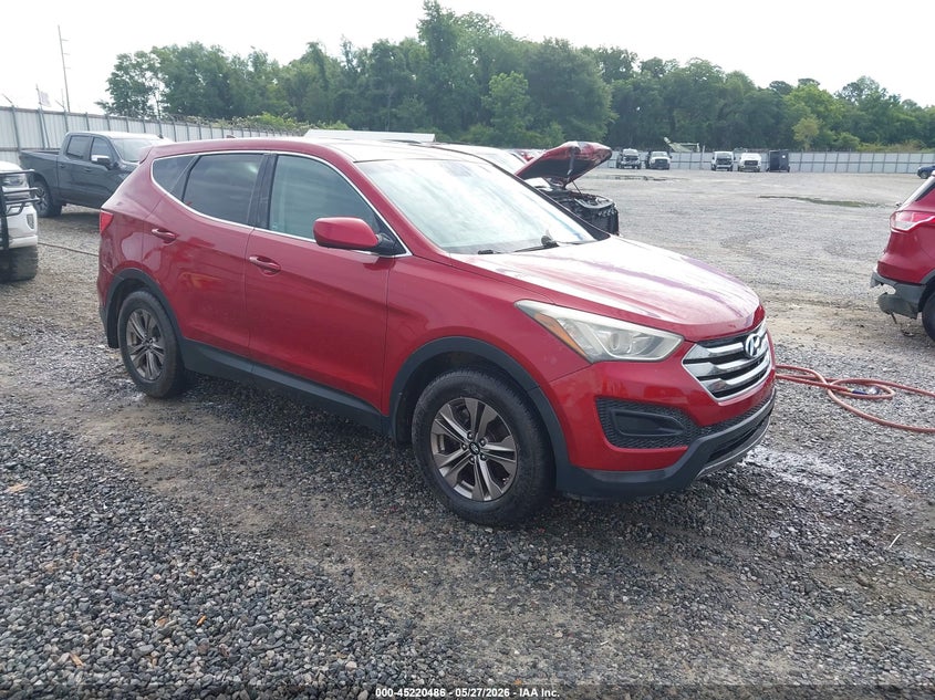 2015 Hyundai Santa fe VIN 5XYZT3LB8FG284459 IAAI salvage auction — UNKNOWN, Salvage Title, sold $2,200 on 2026-07-13 (photo 1)