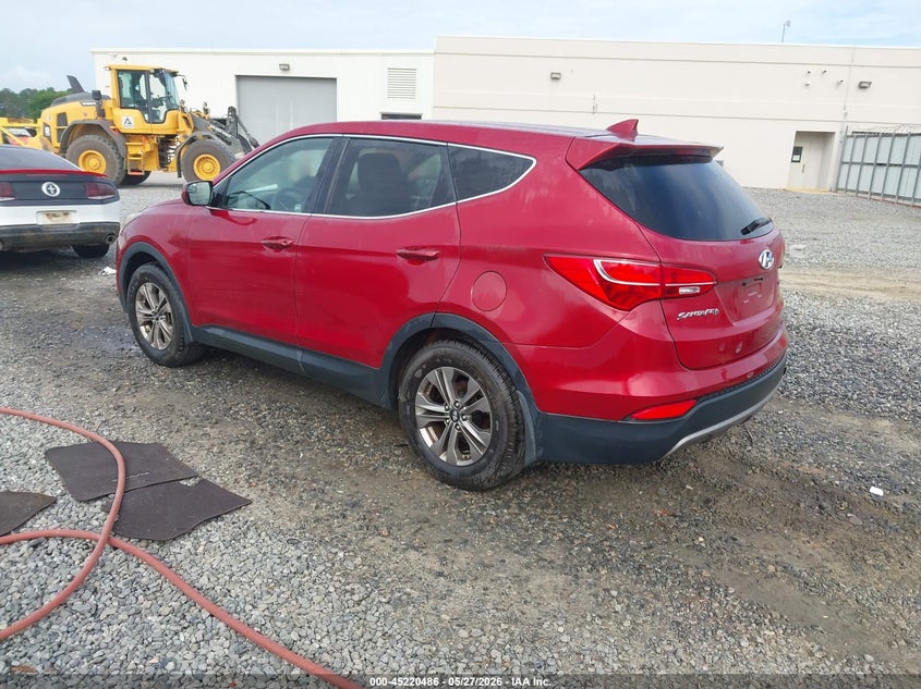 2015 Hyundai Santa fe VIN 5XYZT3LB8FG284459 IAAI salvage auction — UNKNOWN, Salvage Title, sold $2,200 on 2026-07-13 (photo 3)