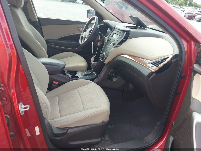 2015 Hyundai Santa fe VIN 5XYZT3LB8FG284459 IAAI salvage auction — UNKNOWN, Salvage Title, sold $2,200 on 2026-07-13 (photo 5)