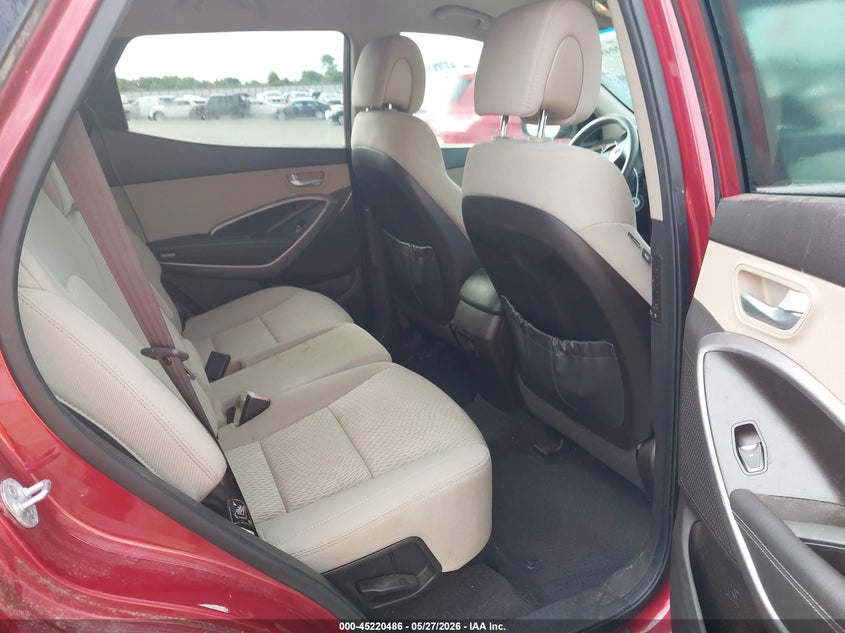 2015 Hyundai Santa fe VIN 5XYZT3LB8FG284459 IAAI salvage auction — UNKNOWN, Salvage Title, sold $2,200 on 2026-07-13 (photo 8)