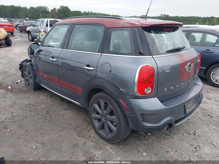 2016 Mini Countryman VIN WMWZC3C59GWT10594 IAAI salvage auction — FRONT END, Salvage (Georgia), sold $550 on 2026-07-10 (photo 3)