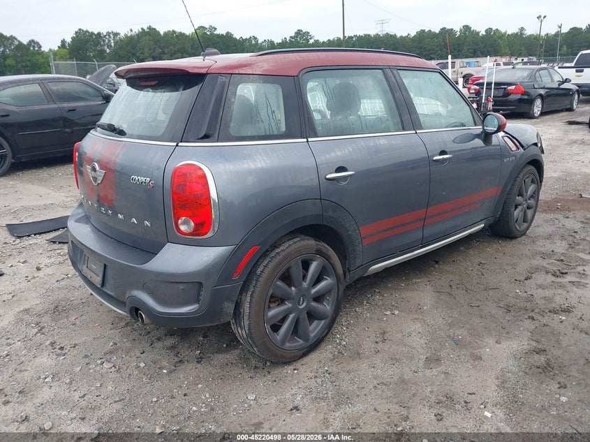 2016 Mini Countryman VIN WMWZC3C59GWT10594 IAAI salvage auction — FRONT END, Salvage (Georgia), sold $550 on 2026-07-10 (photo 4)