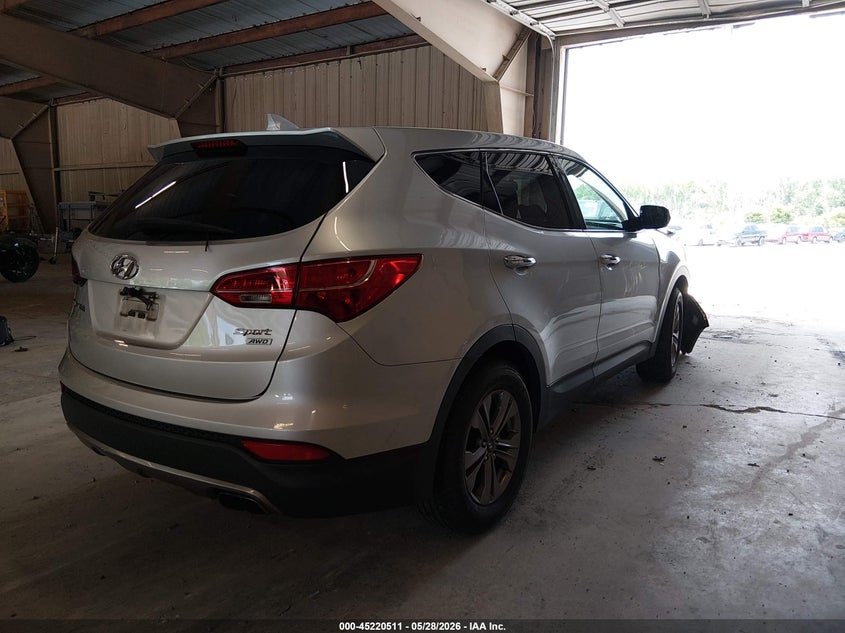 2015 Hyundai Santa fe VIN 5XYZTDLB9FG294875 IAAI salvage auction — FRONT END, Salvage Title, sold $925 on 2026-07-13 (photo 4)