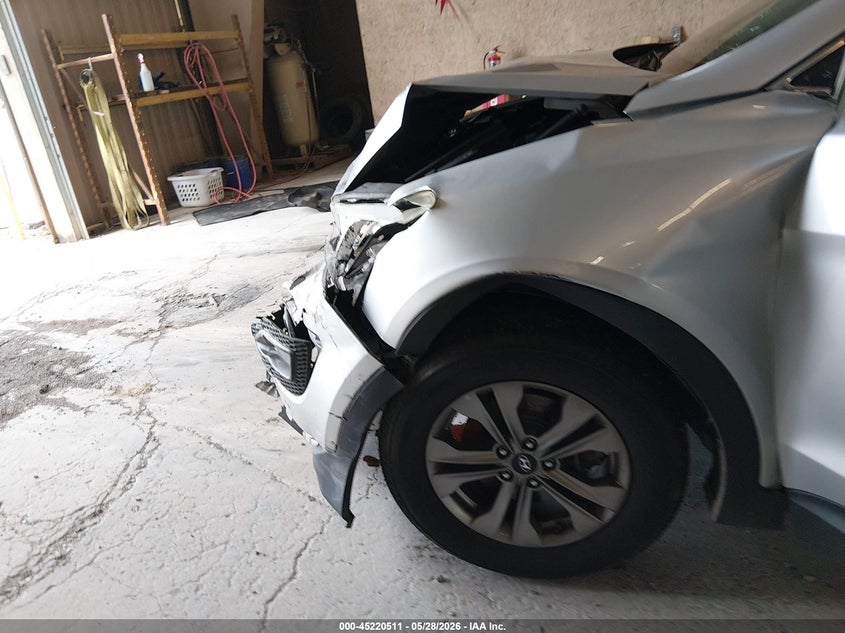2015 Hyundai Santa fe VIN 5XYZTDLB9FG294875 IAAI salvage auction — FRONT END, Salvage Title, sold $925 on 2026-07-13 (photo 6)