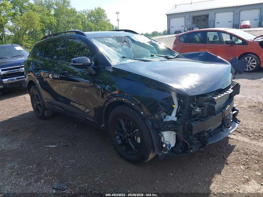 2025 Kia Sportage VIN 5XYK7CDF5SG271508 IAAI salvage auction — LEFT FRONT, Salvage Title, sold $3,800 on 2026-07-29 (photo 1)