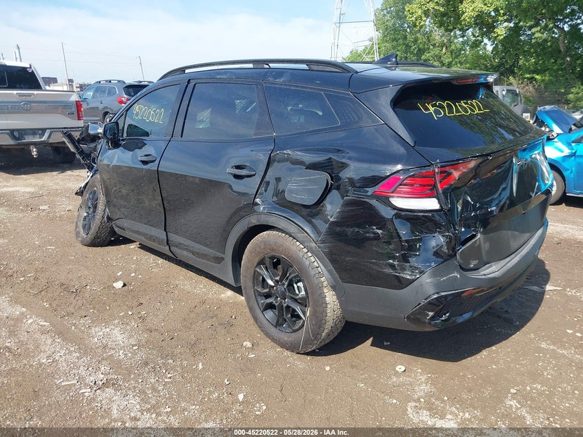 2025 Kia Sportage VIN 5XYK7CDF5SG271508 IAAI salvage auction — LEFT FRONT, Salvage Title, sold $3,800 on 2026-07-29 (photo 3)