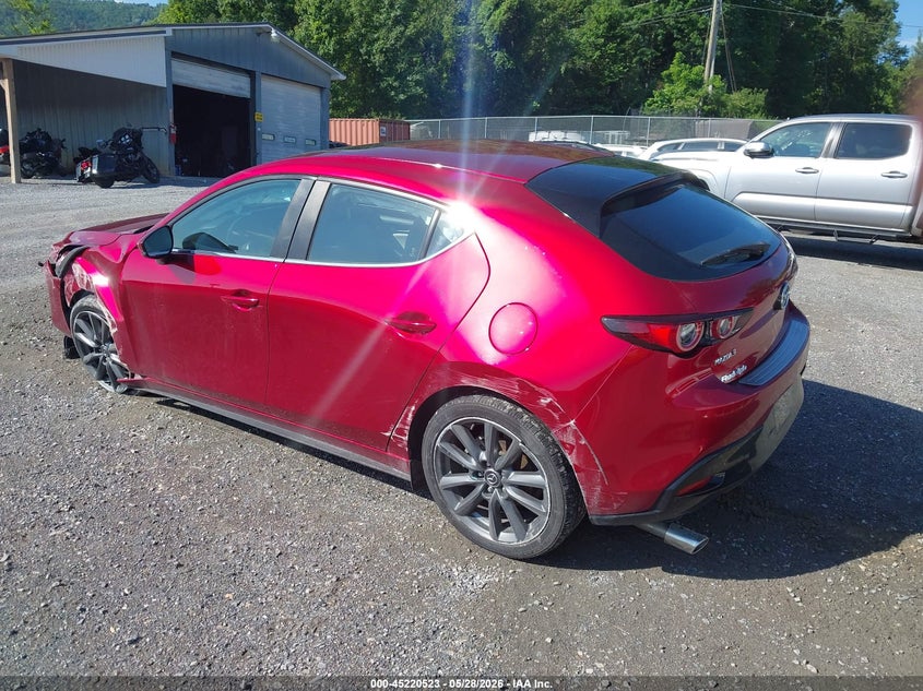 2023 Mazda 3 VIN JM1BPALM0P1612762 IAAI salvage auction — FRONT & REAR, Salvage Title, sold $3,950 on 2026-07-14 (photo 3)