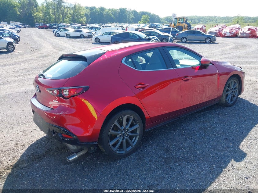 2023 Mazda 3 VIN JM1BPALM0P1612762 IAAI salvage auction — FRONT & REAR, Salvage Title, sold $3,950 on 2026-07-14 (photo 4)