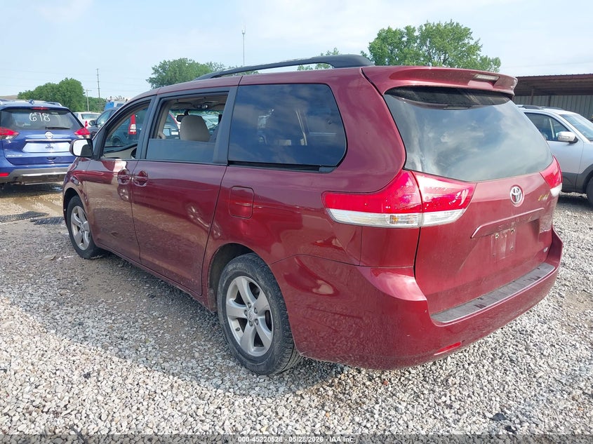 2011 Toyota Sienna VIN 5TDKK3DC0BS016269 IAAI salvage auction — WATER/FLOOD, Salvage (Ohio), sold $1,175 on 2026-07-08 (photo 3)