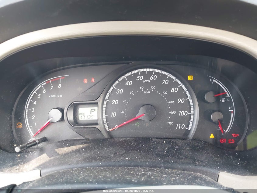 2011 Toyota Sienna VIN 5TDKK3DC0BS016269 IAAI salvage auction — WATER/FLOOD, Salvage (Ohio), sold $1,175 on 2026-07-08 (photo 7)