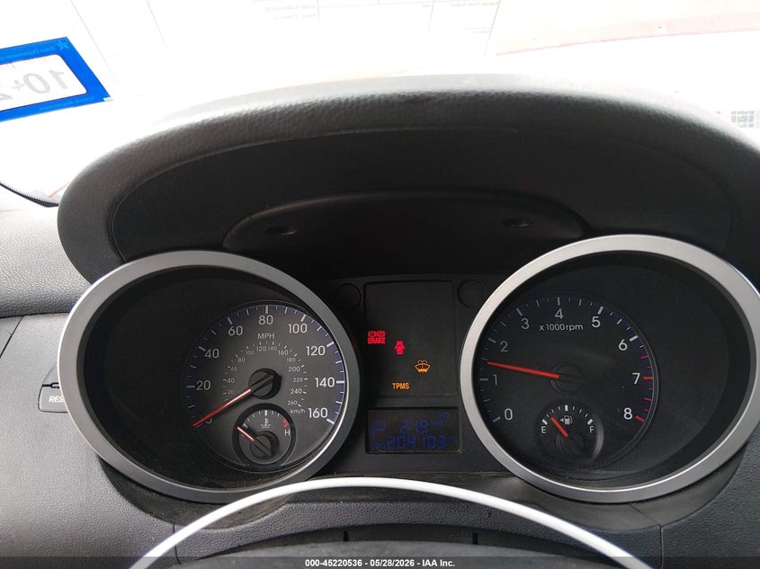 2010 Hyundai Genesis VIN KMHHT6KD9AU003725 IAAI salvage auction — LEFT SIDE, Original (Texas), sold $500 on 2026-07-28 (photo 7)