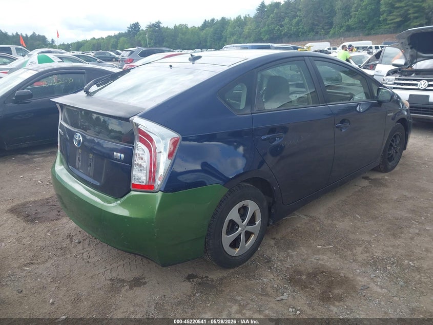 2012 Toyota Prius VIN JTDKN3DU4C1571403 IAAI salvage auction — FRONT END, Salvage Title, sold $850 on 2026-07-17 (photo 4)