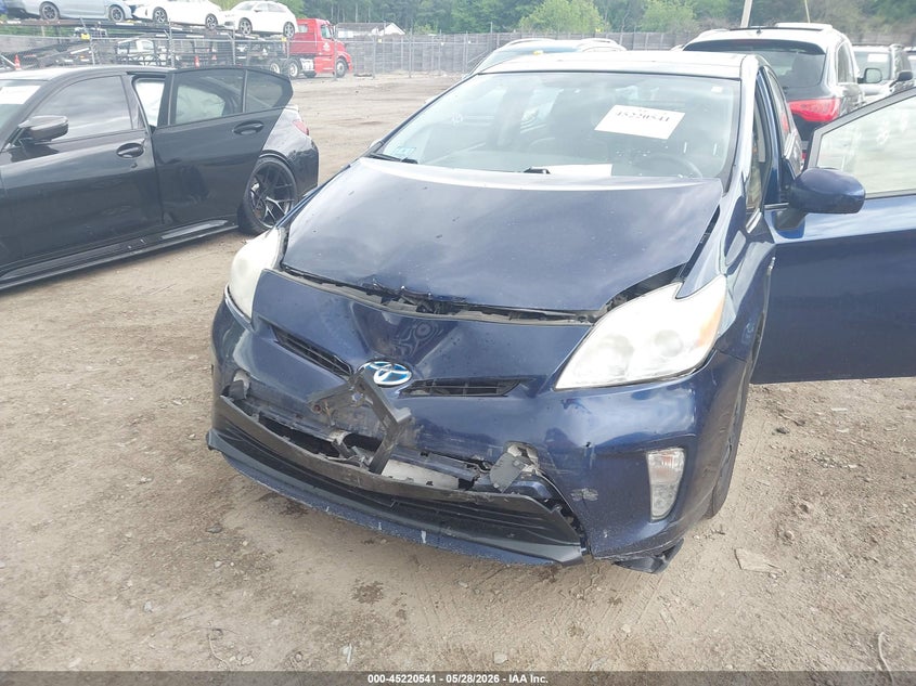 2012 Toyota Prius VIN JTDKN3DU4C1571403 IAAI salvage auction — FRONT END, Salvage Title, sold $850 on 2026-07-17 (photo 6)