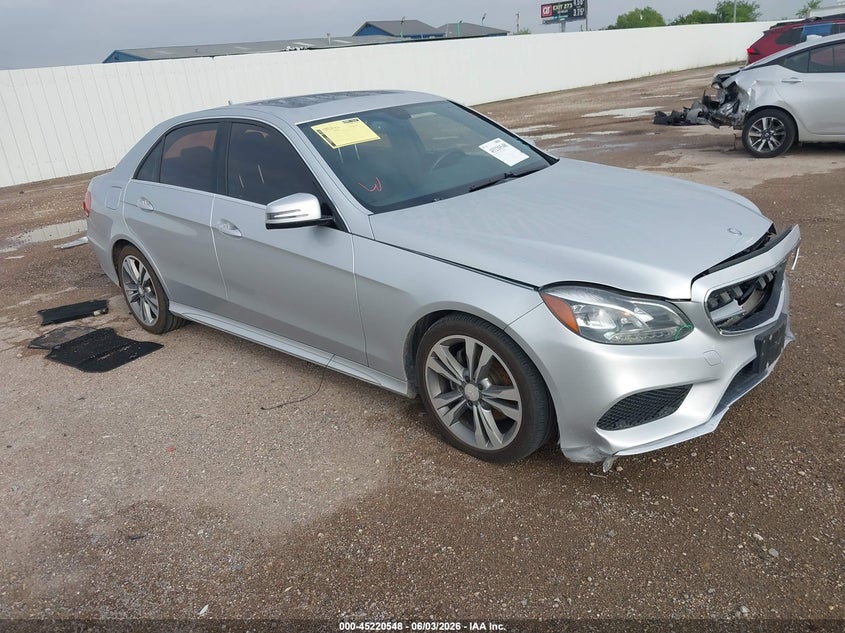 2015 Mercedes-benz E-klasse VIN WDDHF5KB0FB083736 IAAI salvage auction — FRONT END, Salvage Title, sold $3,850 on 2026-07-29 (photo 1)