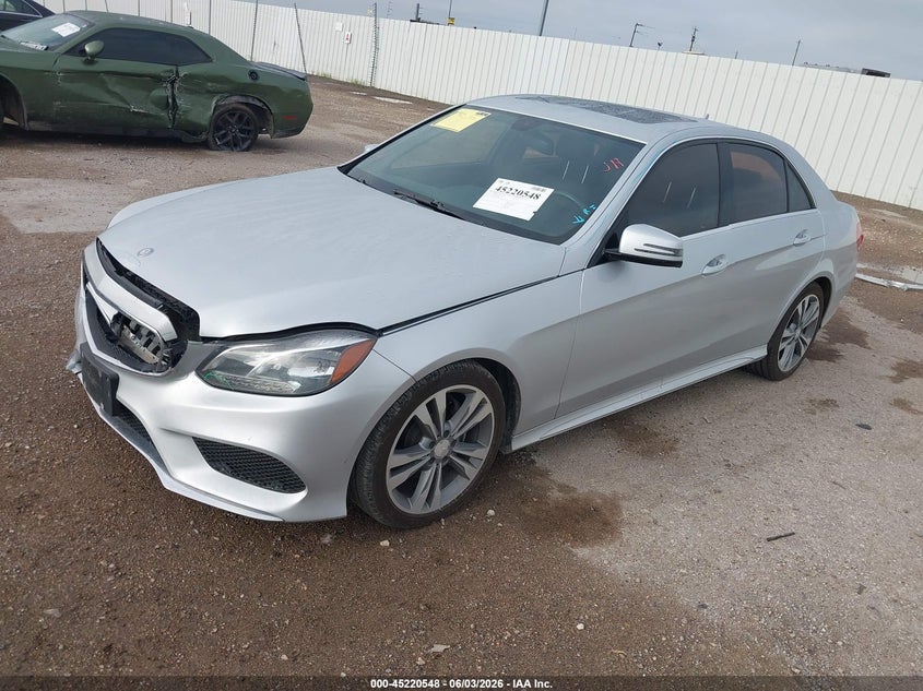 2015 Mercedes-benz E-klasse VIN WDDHF5KB0FB083736 IAAI salvage auction — FRONT END, Salvage Title, sold $3,850 on 2026-07-29 (photo 2)
